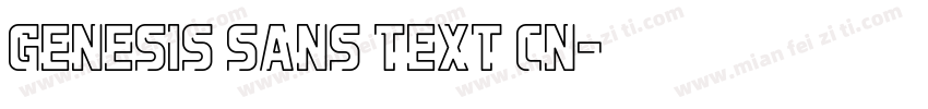 Genesis Sans Text CN字体转换